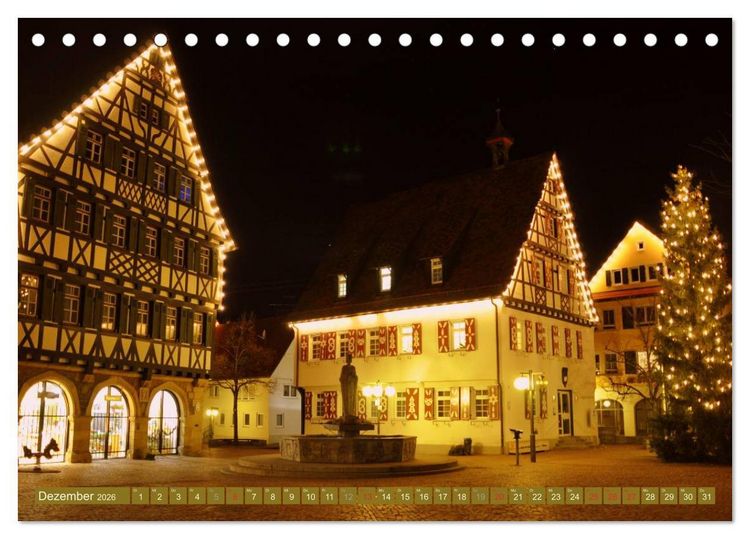 Produktbild: Pfullingen ... und Umgebung (Tischkalender 2026 DIN A5 quer), CALVENDO Monatskalender