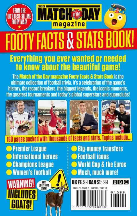 Produktbild: Match of the Day: Footy Facts and Stats