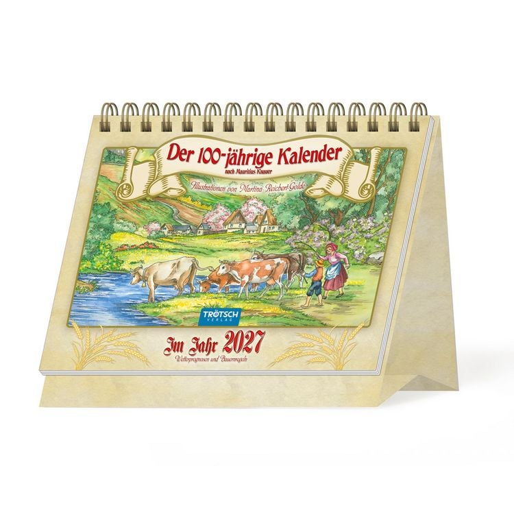 Produktbild: TR&Ouml;TSCH - Aufstellkalender Der 100-j&auml;hrige Kalender 2027