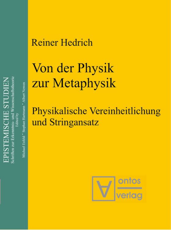 Produktbild: Von der Physik zur Metaphysik
