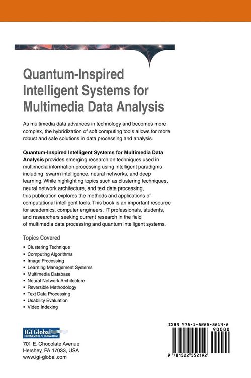 Produktbild: Quantum-Inspired Intelligent Systems for Multimedia Data Analysis