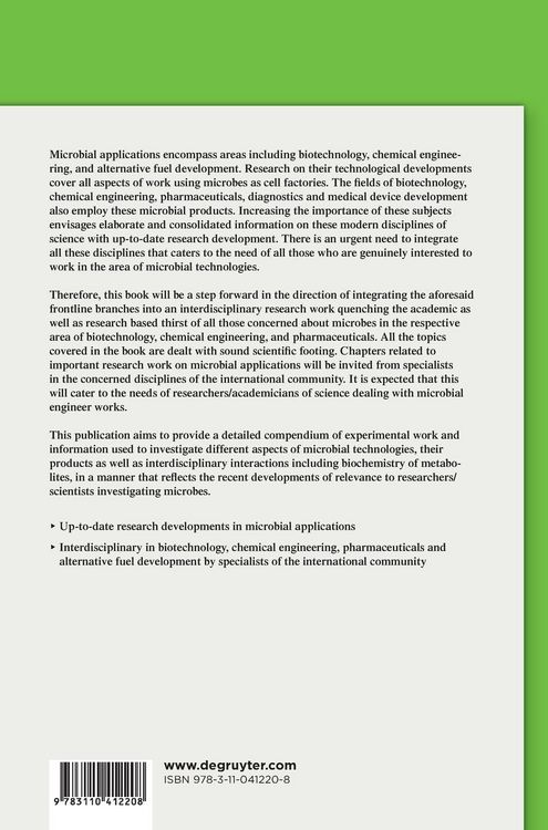 Produktbild: Microbial Applications