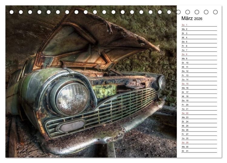 Produktbild: Rostlauben - vergessene Klassiker (Tischkalender 2026 DIN A5 quer), CALVENDO Monatskalender