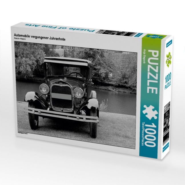 Produktbild: CALVENDO Puzzle Automobile vergangener Jahrzehnte | 1000 Teile Lege-Gr&ouml;&szlig;e 64x48cm Foto-Puzzle f&uuml;r gl&uuml;ckliche Stunden