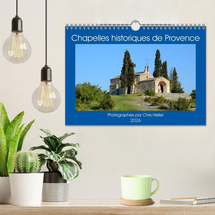 Produktbild: Chapelles historiques de Provence (Calendrier mural 2026 DIN A4 vertical), CALVENDO calendrier mensuel