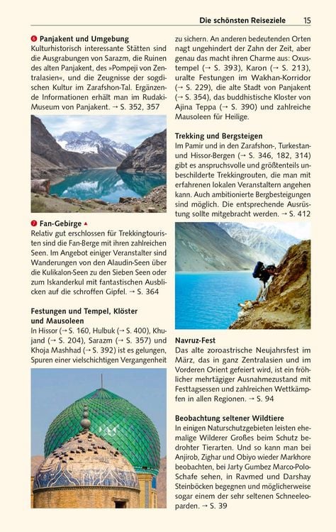 Produktbild: TRESCHER Reisef&uuml;hrer Tadschikistan