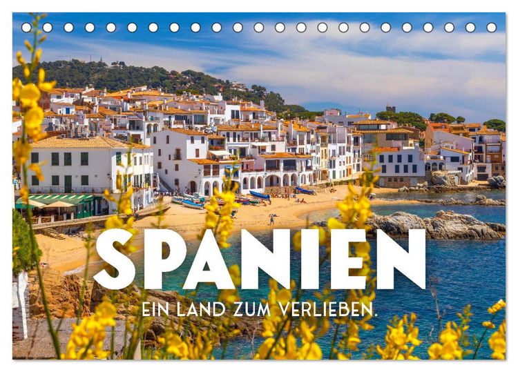 Produktbild: Spanien - ein Land zum Verlieben. (Tischkalender 2026 DIN A5 quer), CALVENDO Monatskalender