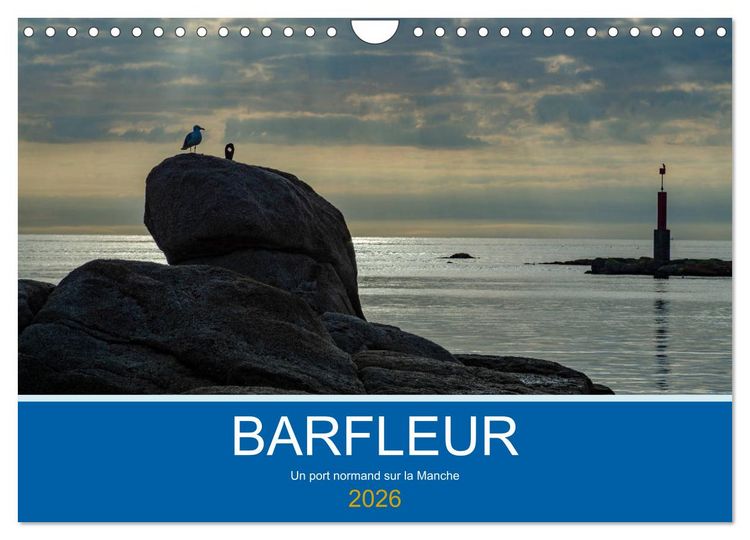 Produktbild: Barfleur Un port normand sur la Manche (Calendrier mural 2026 DIN A4 vertical), CALVENDO calendrier mensuel