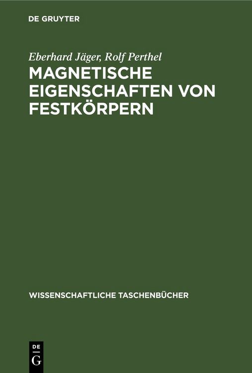 Produktbild: Magnetische Eigenschaften von Festk&ouml;rpern