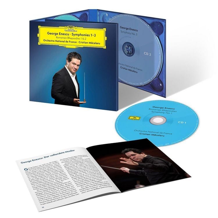 Produktbild: Enescu:Sinfonien 1-3/Rum&auml;nische Rhapsodien