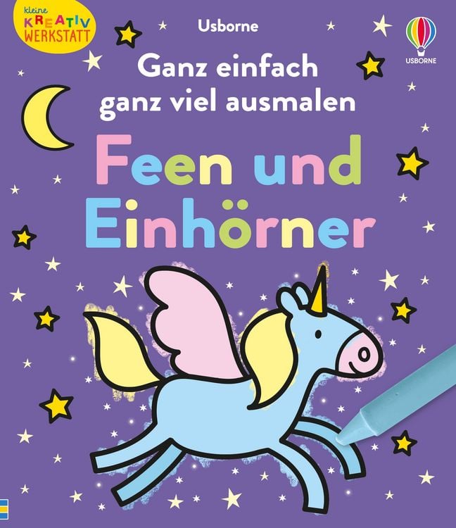 Produktbild: Kleine Kreativ-Werkstatt: Ganz einfach ganz viel ausmalen: Feen und Einh&ouml;rner