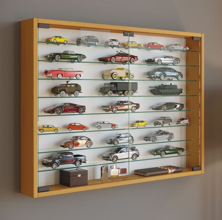 Produktbild: H&auml;ngevitrine Wandvitrine Sammel Deko Mandosa XXL