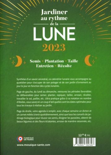 Produktbild: Jardiner au rythme de la Lune : 2023