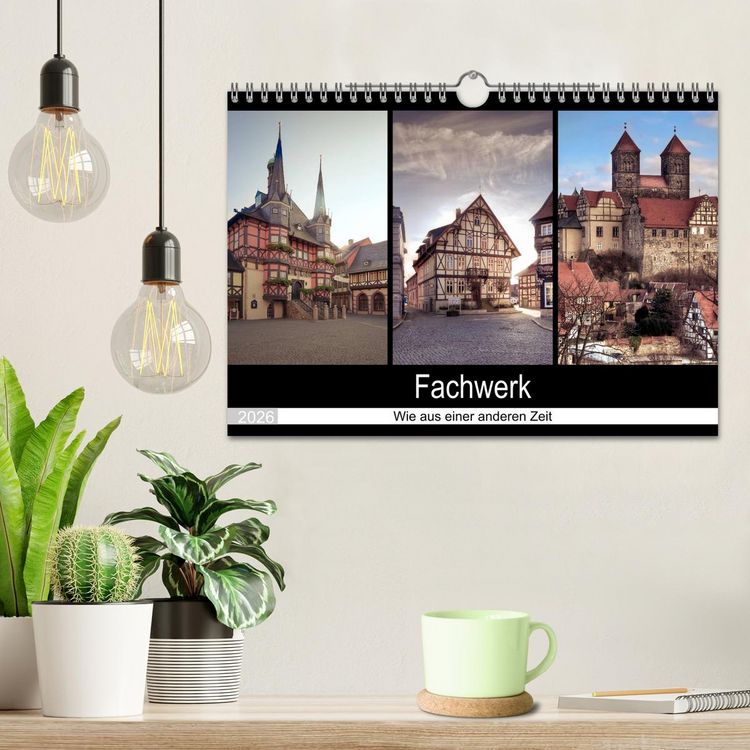 Produktbild: Fachwerk - wie aus einer anderen Zeit (Wandkalender 2026 DIN A4 quer), CALVENDO Monatskalender