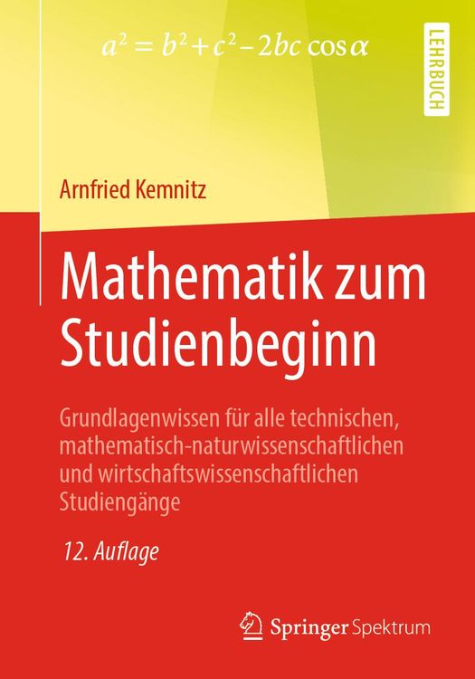 Produktbild: Mathematik zum Studienbeginn