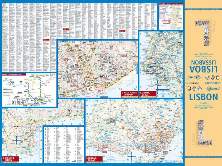 Produktbild: Lisbon, Lissabon, Borch Map