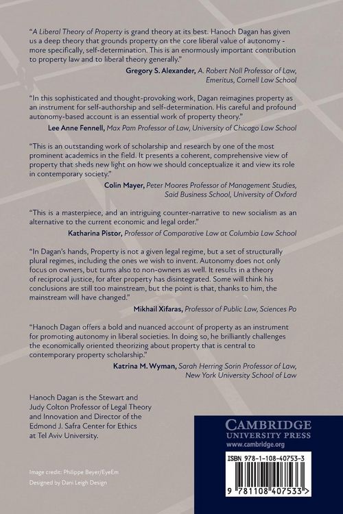 Produktbild: A Liberal Theory of Property