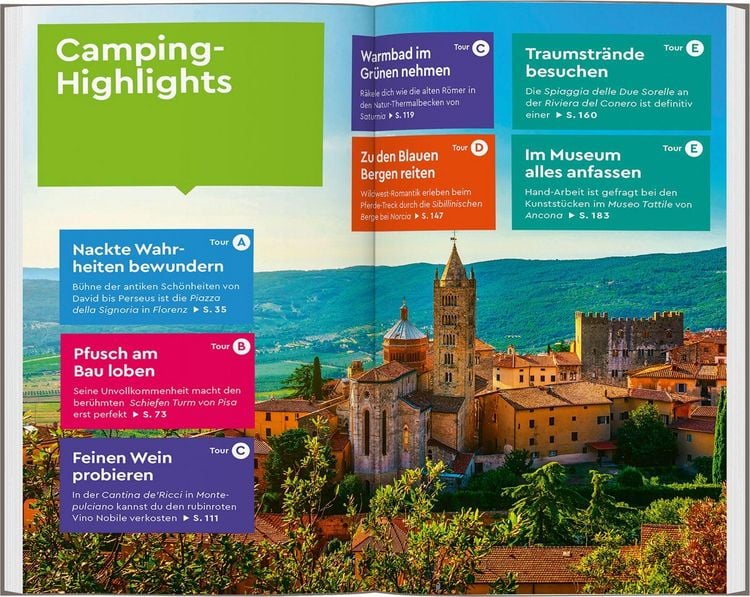 Produktbild: MARCO POLO Camper Guide Toskana, Umbrien & Marken