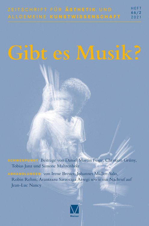 Produktbild: Zeitschrift f&uuml;r &Auml;sthetik und Allgemeine Kunstwissenschaft Band 66. Heft 2