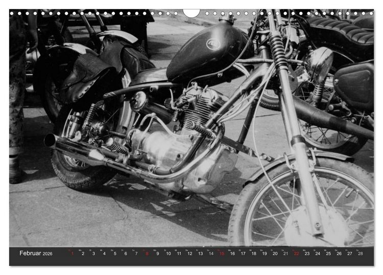 Produktbild: east Rider - Biker und Bikes aus der DDR (Wandkalender 2026 DIN A3 quer), CALVENDO Monatskalender