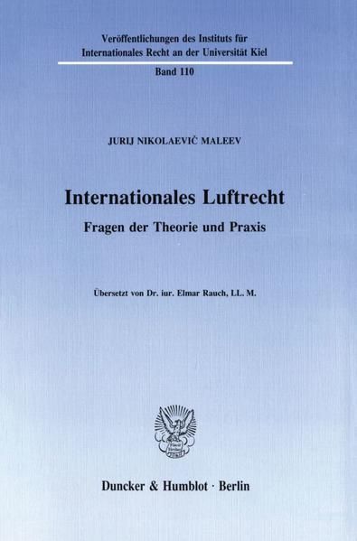 Produktbild: Internationales Luftrecht.