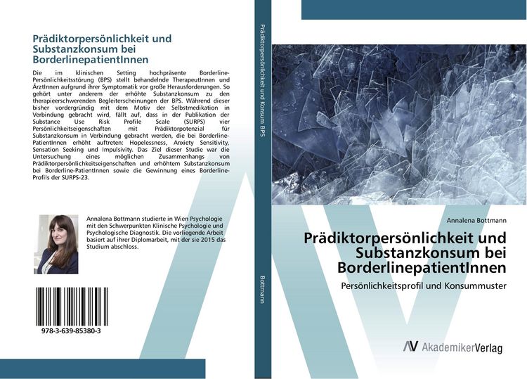 Produktbild: Pr&auml;diktorpers&ouml;nlichkeit und Substanzkonsum bei BorderlinepatientInnen