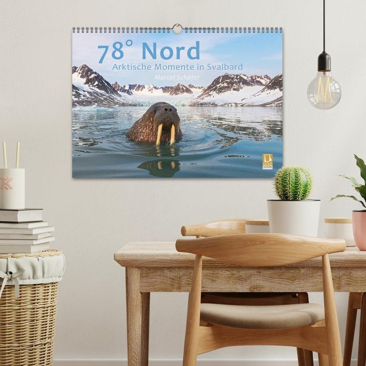 Produktbild: 78&deg; Nord - Arktische Momente in Svalbard (Wandkalender 2026 DIN A3 quer), CALVENDO Monatskalender