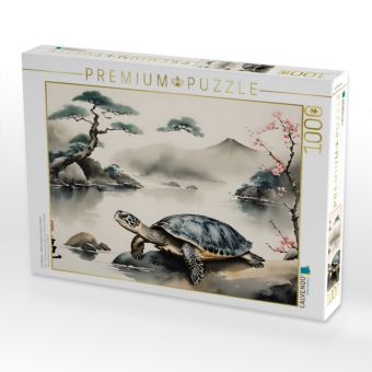 Produktbild: CALVENDO Puzzle Schildkr&ouml;te - Jahrhunderte in einem Schritt | 1000 Teile Lege-Gr&ouml;&szlig;e 64x48cm Foto-Puzzle f&uuml;r gl&uuml;ckliche Stunden