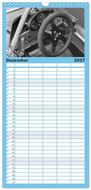 Produktbild: Familienplaner 2027 - Formel, Rennen, Boxengasse 1971-&acute;83 mit 5 Spalten (Wandkalender, 21 x 45 cm) CALVENDO