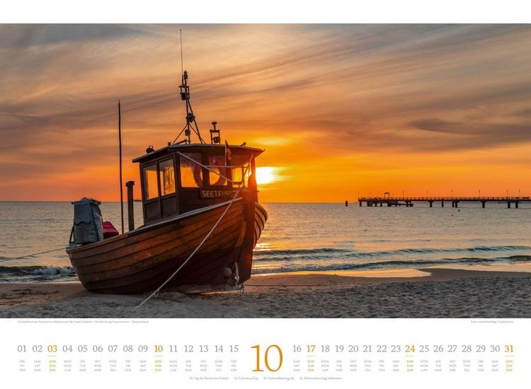 Produktbild: Tage am Meer Kalender 2027