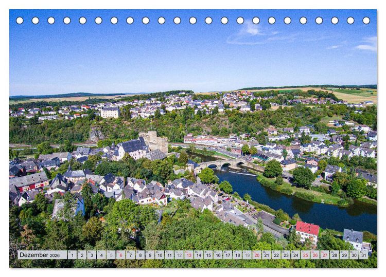 Produktbild: Ausblicke - Mittelhessen von Oben (Tischkalender 2026 DIN A5 quer), CALVENDO Monatskalender