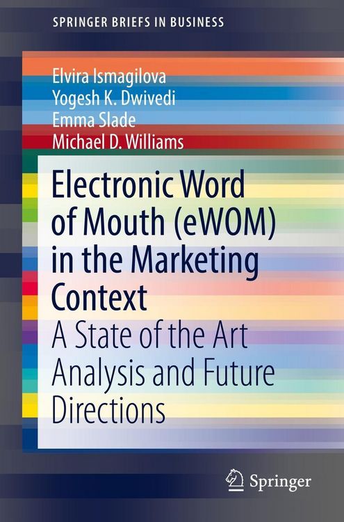 Produktbild: Electronic Word of Mouth (eWOM) in the Marketing Context