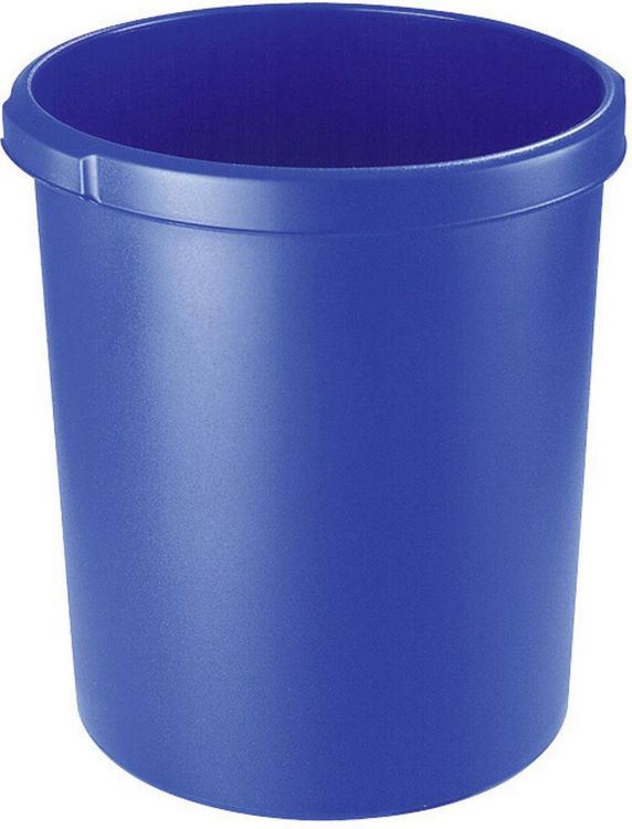 Produktbild: HAN KLASSIK 1834-14 Papierkorb 30 l (&Oslash; x H) 303 mm x 410 mm Blau 1 St.