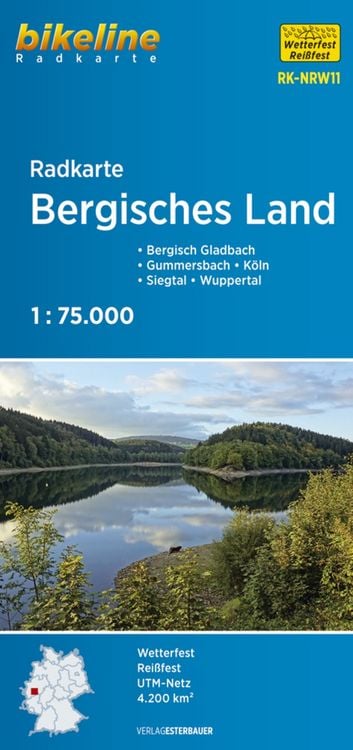 Produktbild: Radkarte Bergisches Land (RK-NRW11)