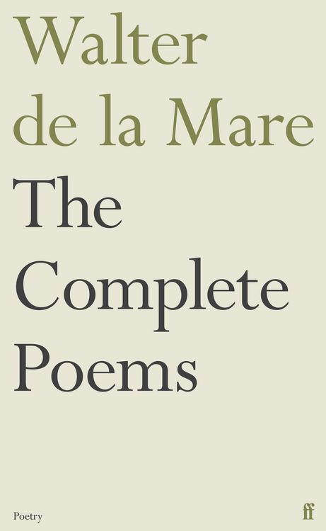 Produktbild: The Complete Poems of Walter de la Mare