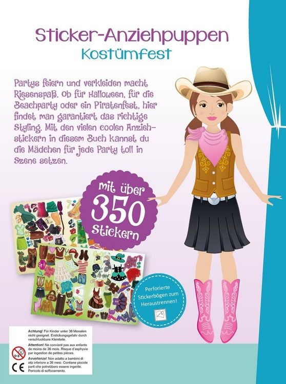 Produktbild: Sticker-Anziehpuppen &ndash; Kost&uuml;mfest