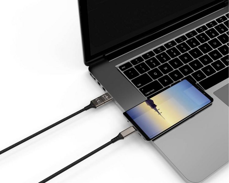 Produktbild: Smrter USB-Kabel USB 2.0 USB-C&reg; Stecker, USB-C&reg; Stecker 1.00 m SMRTER_SPEEDY_C_BK