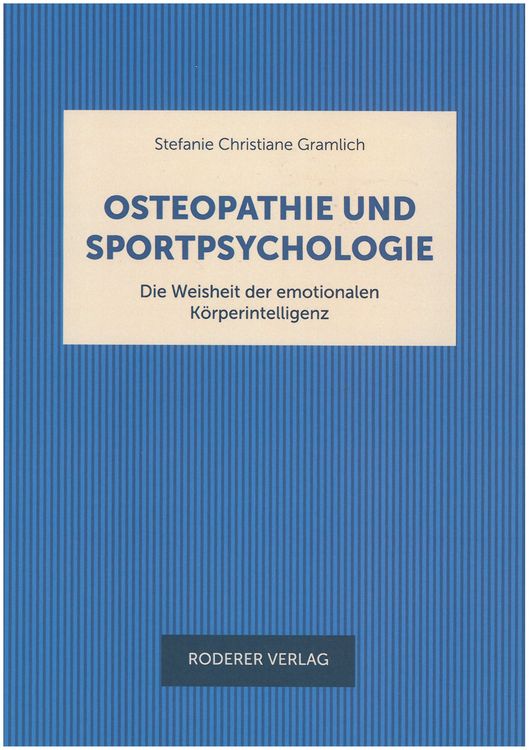 Produktbild: Ostheopathie und Sportpsychologie
