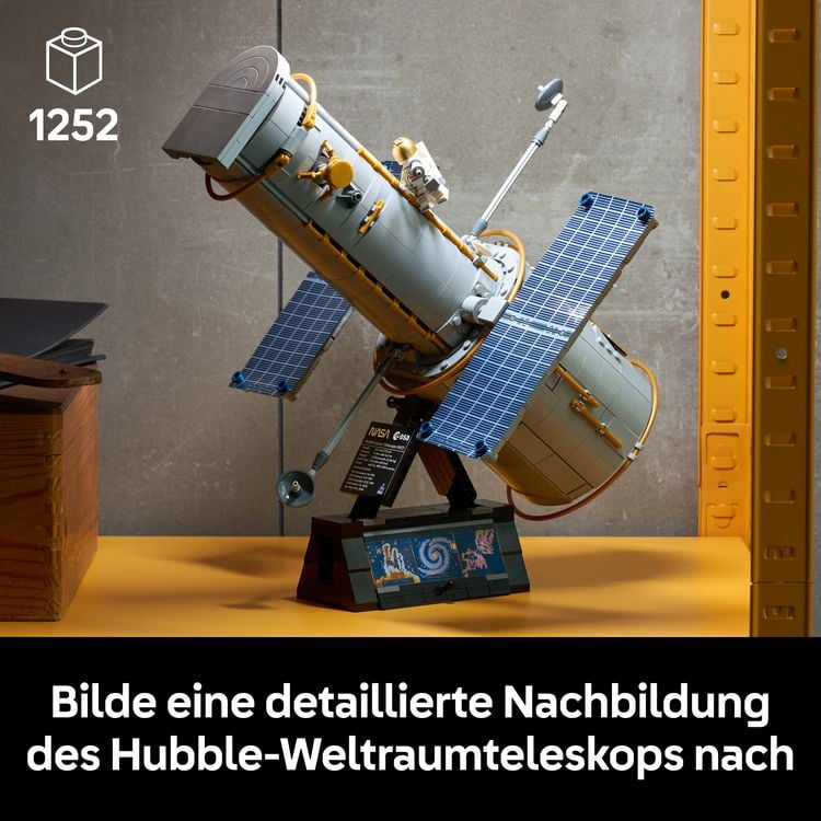 Produktbild: LEGO Icons Hubble-Weltraumteleskop - Weltall Deko Modellbau 11382