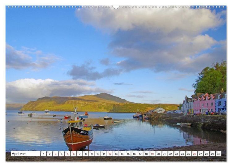 Produktbild: Schottland - Der Norden Gro&szlig;britanniens (hochwertiger Premium Wandkalender 2026 DIN A2 quer), Kunstdruck in Hochglanz