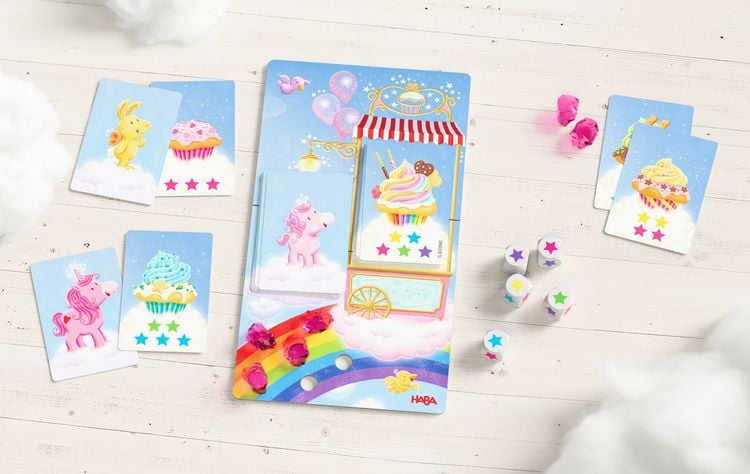 Produktbild: HABA 2013170001 - Einhorn Glitzergl&uuml;ck, Magischer W&uuml;rfelspa&szlig;
