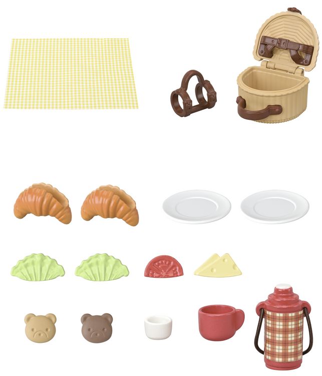 Produktbild: Sylvanian Families 5852 - Biscuit B&auml;ren Geschwister Picknickspa&szlig;