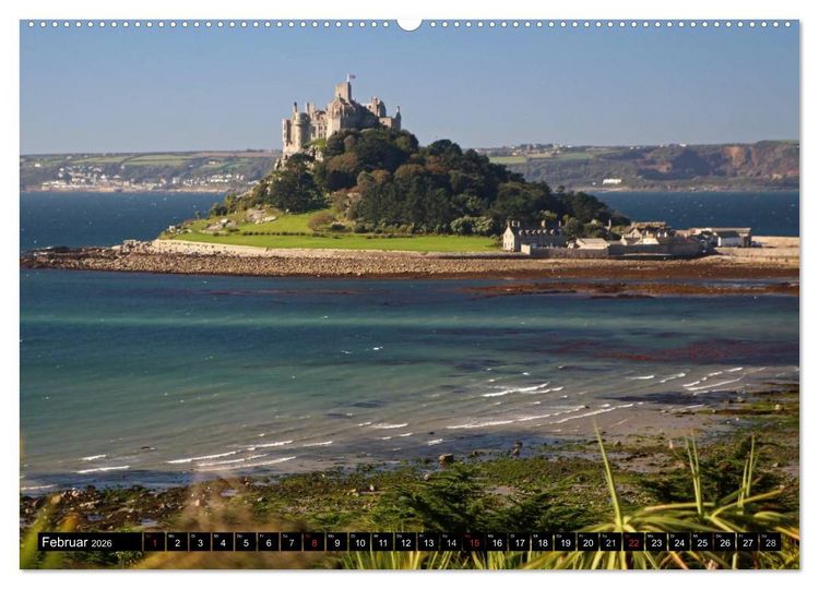 Produktbild: Cornwall - Devon Somerset Dorset (Wandkalender 2026 DIN A2 quer), CALVENDO Monatskalender