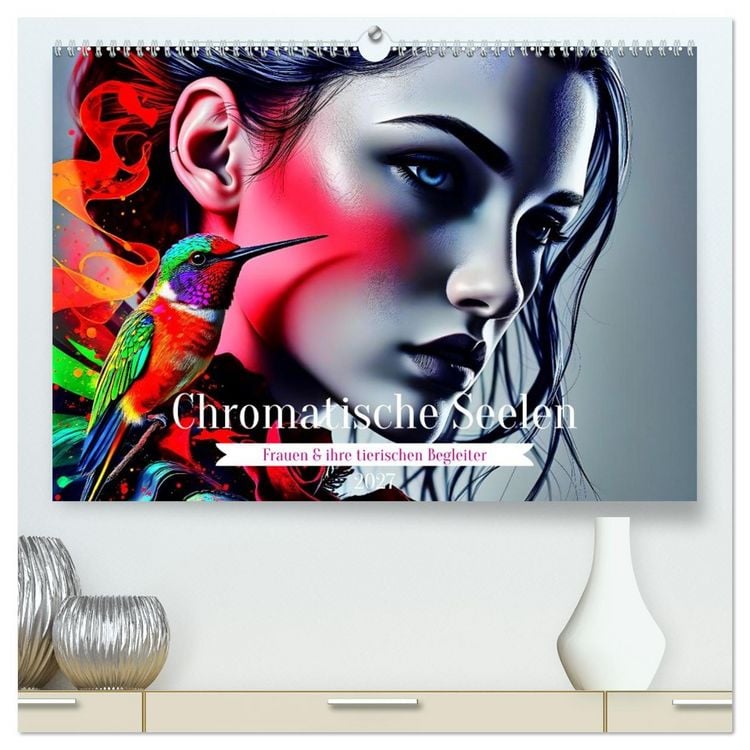 Produktbild: Farben der Seele (hochwertiger Premium Wandkalender 2027 DIN A2 quer), Kunstdruck in Hochglanz
