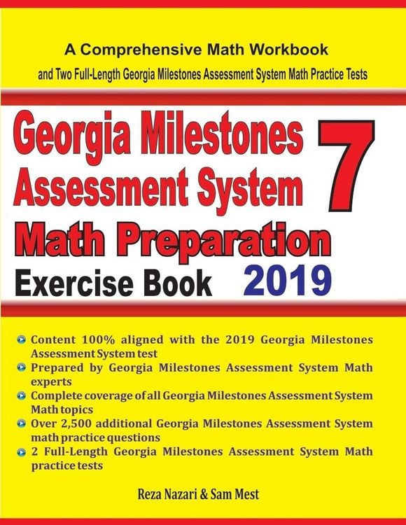 Produktbild: Georgia Milestones Assessment System 7 Math Preparation Exercise Book