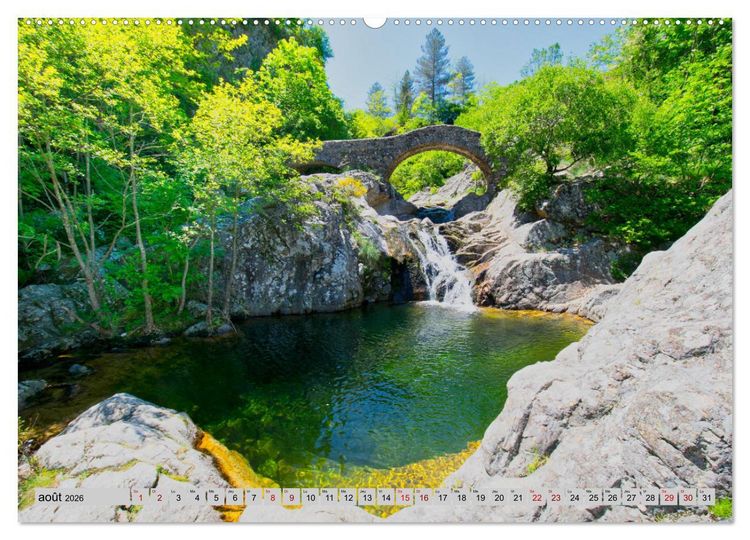 Produktbild: La beaut&eacute; de l'Ard&egrave;che (Calendrier mural 2026 DIN A2 vertical) calendrier de bureau