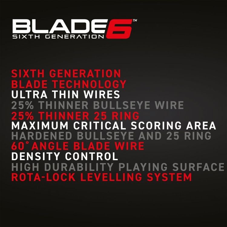 Produktbild: Winmau 3033 - Dartboard Blade 6, Dartscheibe