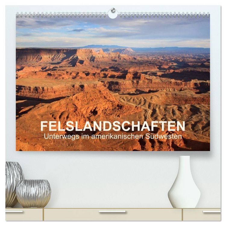 Produktbild: Felslandschaften (hochwertiger Premium Wandkalender 2026 DIN A2 quer), Kunstdruck in Hochglanz