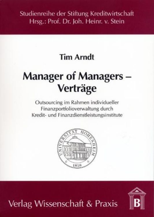 Produktbild: Manager of Managers &ndash; Vertr&auml;ge.