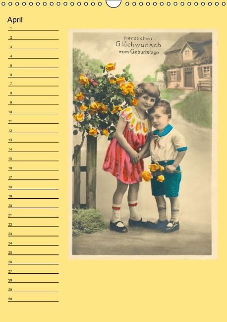 Produktbild: Nostalgic greetings (Wall Calendar perpetual DIN A3 Portrait)